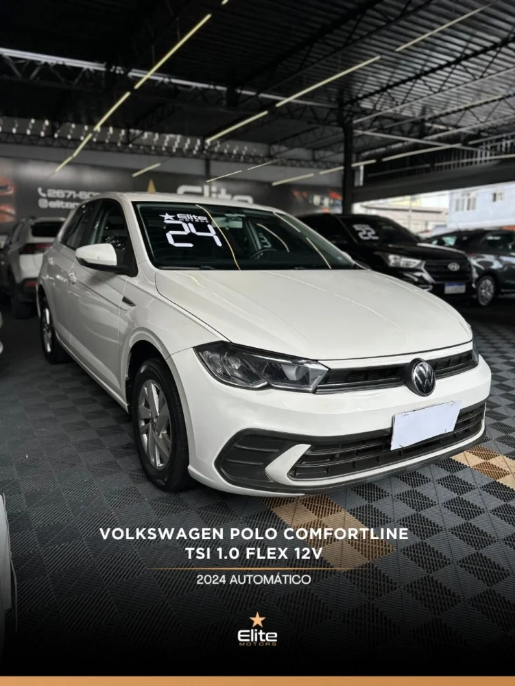 VW - VolksWagen Polo Comfortline TSI 1.0 Flex 12V Aut.