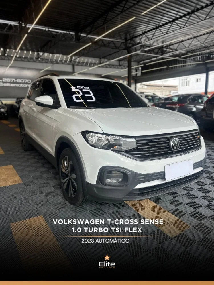 VW - VolksWagen T-Cross Sense 200 TSI 1.0 Flex 5p Aut.