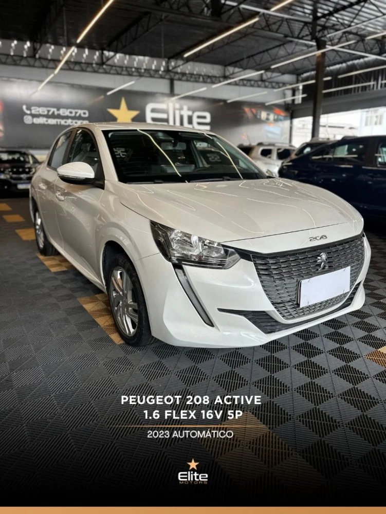 Peugeot 208 Active 1.6 Flex 16V 5p Aut.